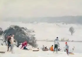 Chamberlain, Trevor: Tobogganing, The Meads, Hertford