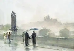 Chamberlain, Trevor: Umbrellas, Charles Bridge, Prague