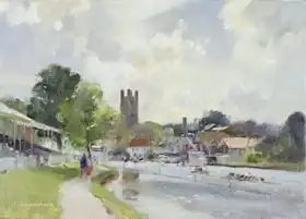 Chamberlain, Trevor: Preparing for the Henley Regatta