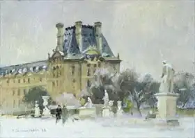 Chamberlain, Trevor: Snow in the Tuilleries, Paris