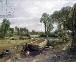 Constable, John: Boat building