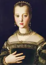 Bronzino, Agnolo: Portrait of Maria de