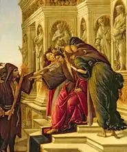 Botticelli, Sandro: Calumny of Apelles, 1497-98