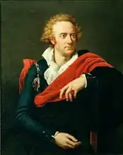 Fabre, Francois Xavier: Portrait of Vittorio Alfieri (1749-1803)