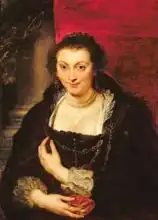 Rubens, Peter Paul: Portrait of Isabella Brant, c.1625-26