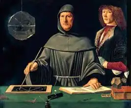 Barbari, Jacopo de: Portrait of Luca Pacioli (c.1445-c.1514) 1495