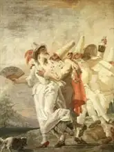 Tiepolo, Giovanni Domenico: Pulcinella in Love