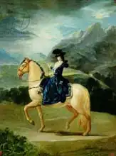 Goya, Francisco: Equestrian portrait of Maria Teresa de Vallabriga