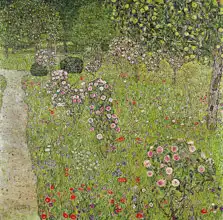 Klimt, Gustav: Sad with roses