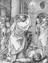 Dürer, Albrecht: Christ expelling the moneychangers from the temple, from the 
