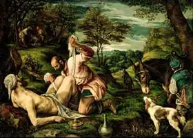 Bassano, Francesco: The Parable of the Good Samaritan
