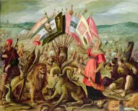 Aachen, Johann Hans von: Allegory of the Turkish Wars: The Battle of Kronstadt, 1603/04