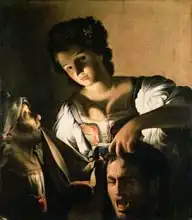 Saraceni, Carlo: Judith with the head of Holofernes