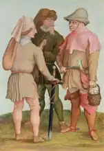 Dürer, Albrecht: Three peasants, 16th or 17th century