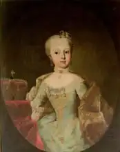 Mytens or Meytens, Martin II: Archduchess Maria Josepha Habsburg-Lothringen (1751-67), twelveth child of Empress Maria Theresa of Austria (1717-80) and Emperor Francis I (1708-65)