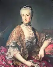 Mytens or Meytens, Martin II: Archduchess Maria Anna Habsburg-Lothringen, called Marianne (1738-89), second child of Empress Maria Theresa of Austria (1717-80) and Francis I (1708-65)