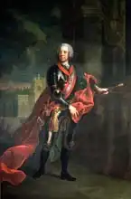 Austrian school (18th century): Count Leopold Joseph von Daun (1705-66), Fieldmarshall and Austrian Commander-in-Chief during the Seven Years War, defeating Frederick the Great at the siege of Kolin
