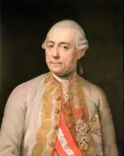 Austrian school (18th century): Francis Maurice Lacy, known as Franz Moritz Lascy (1725-1801), Irish Field Marshall in the Austrian Army, joint commander in the War of Bavarian Succession
