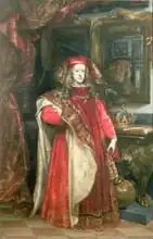 Carreno de Miranda, Don Juan: King Charles II of Spain (1661-1700) wearing the robes of the Order of the Golden Fleece