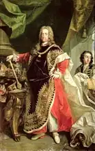 Auerbach, Johann-Gottfried: Charles VI (1685-1740), Holy Roman Emperor wearing the robes of the Order of the Golden Fleece