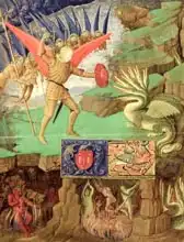 Italian school (16th century): St. Michael Slaying the Dragon