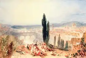 Turner, William: Florence from near San Miniato
