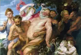 Rubens, Peter Paul: Drunken Silenus Supported by Satyrs