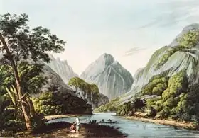 Webber, John: A View in Oheitepha Bay on the Island of Otaheite, from 