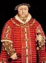 Holbein, Hans , the younger: Portrait of Henry VIII