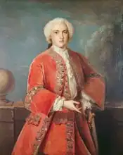 English school (18th century): Portrait of John Hall Stevenson