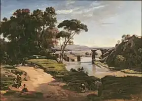 Corot, J. B. Camille: The Bridge at Narni, c.1826-27