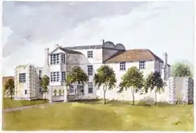 English School: View of Sir Noel de Caron