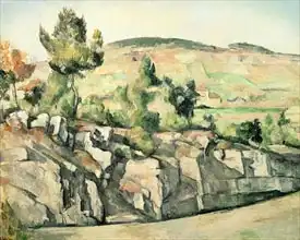 Cézanne, Paul: Hillside in Provence, c.1886-90