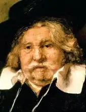 Rembrandt, van Rijn: Detail of a Portrait of an old man