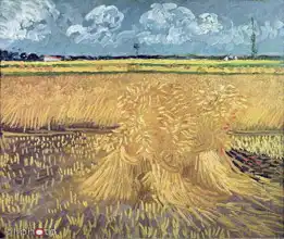 Gogh, Vincent van: Field with sheaves of grain