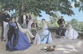 Bazille, Jean Frederic: Family reunion