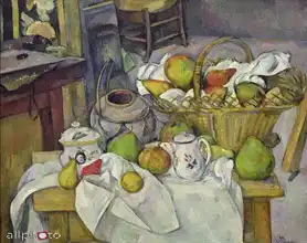 Cézanne, Paul: Still life with a basket