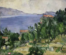 Cézanne, Paul: View of Mount Marseilleveyre and the Isle of Maire