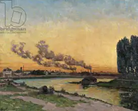 Guillaumin, Jean: Sunset at Ivry