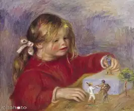 Renoir, Auguste: Claude Renoir at play