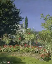 Monet, Claude: Flowering Garden at Sainte-Adresse