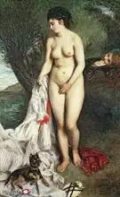 Renoir, Auguste: Act with griffonkem