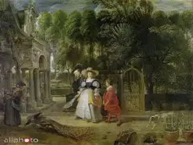 Rubens, Peter Paul: Rubens and Helene Fourment in the Garden