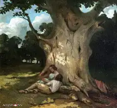 Courbet, Gustave: Under the oak