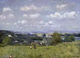 Sisley, Alfred: Valley of the Seine at Saint-Cloud