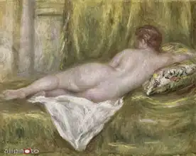 Renoir, Auguste: Resting girl