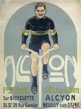 Unknown: Francois Faber (d.1915) on his Alcyon bicycle