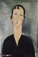 Modigliani, Amadeo: Woman with earrings
