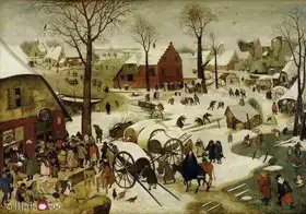 Brueghel, Pieter, the younger: The census in Bethlehem