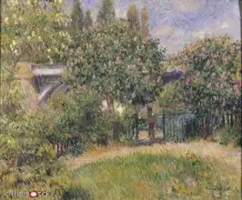 Renoir, Auguste: Railway bridge at Chatou